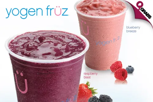 From QR18, Quench your Thirst with 2 Refreshing Smoothies from Yogen Früz (Up to QR64 Value)